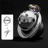 Male Super Mini Stainless Steel Chastity Cage Breathable Hole Lock Cock Ring BDSM Bondage Sissy Gay Adult Toy 18+