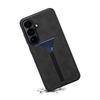 DENIOR For Samsung Galaxy S26/S26 Pro Case Elastic Card Holder PU Leather + TPU + PC Phone Cover