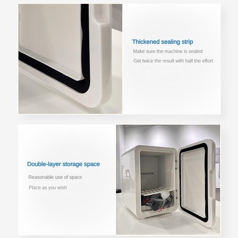 4L 242 * 174 * 247mm Portable Car Mounted Outdoor Freezer Cosmetic Storage Refrigerator Low Noise Fridge Electric Mini Refrigerator