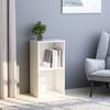 Bookcase - vidaXL - 2 Levels - White - 40x30x76.5 Cm - Chipboard