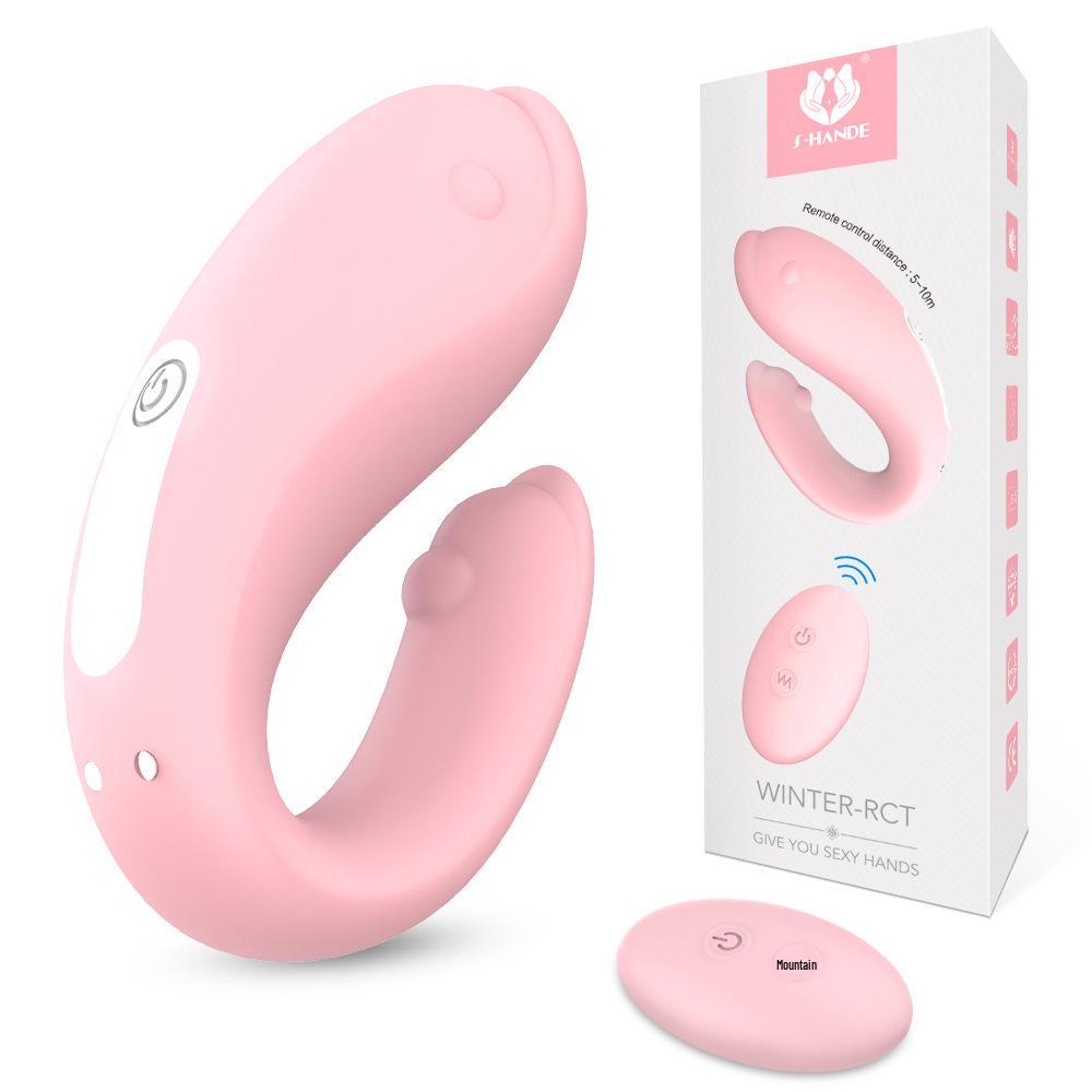 Couple's Dual-Motor Bendable Vibrator with Remote Control - Wearable Toy for Discreet Use