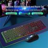 Проводная RGB механическая игровая клавиатура K13 и мышь