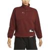 Nike Свитшот женский Swoosh Fly Темно-красный командный FQ4090-619