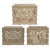DIY Hollow Wooden Box Gift Card Money Case Wedding Reception Decoration Box Easy Assembly