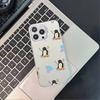 Funny Cartoon cute capybara White Matte Shockproof CoverPhone Case For iPhone 17,16,15,14,13,12,11,Pro,XS,Max,Plus,Mini,SE4,E