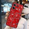 Красный Бандана Пейсли Чехол Для Xiaomi Redmi Note 15 Pro Plus 10 11 12 13 14 Pro Redmi 15 15C 10C 12C 13C 14C Обложка