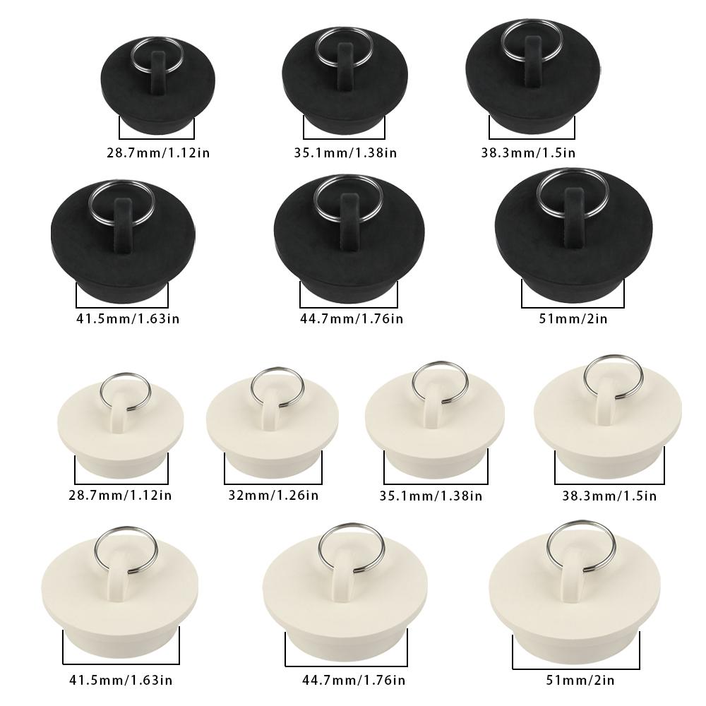 Резиновая Крышка для Слива в Ванной Комнате и на Кухне, Защищающая от Протечек, Пробка для Ванны, Принадлежности для Ванной Комнаты, Канализация