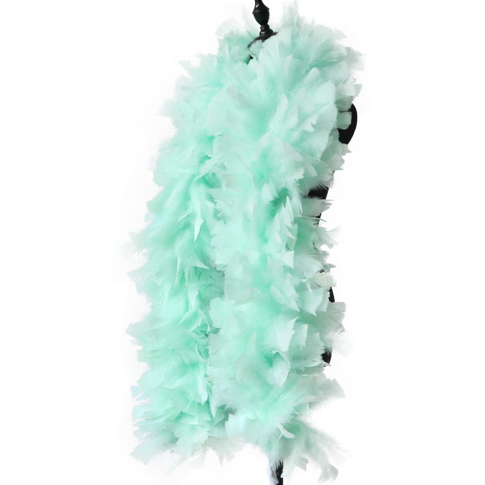 DIY Beautiful Rose Fluffy Boa Natural Turkey Feather boa 2 Meters Carnival Stage Clothinng Sewing Accessory 200 grams Customized