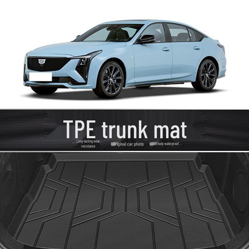 Комплект ТПЭ ковриков для Cadillac CT5: Коврики для пола и багажника с полным покрытием