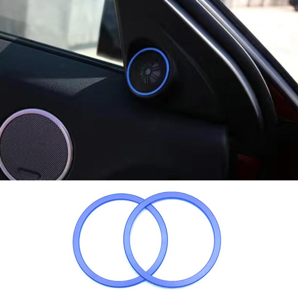For Range Evoque Convertible Ember Edition 2013 2019 Speaker Cover Trim for Car Door in Aluminum Alloy Material
