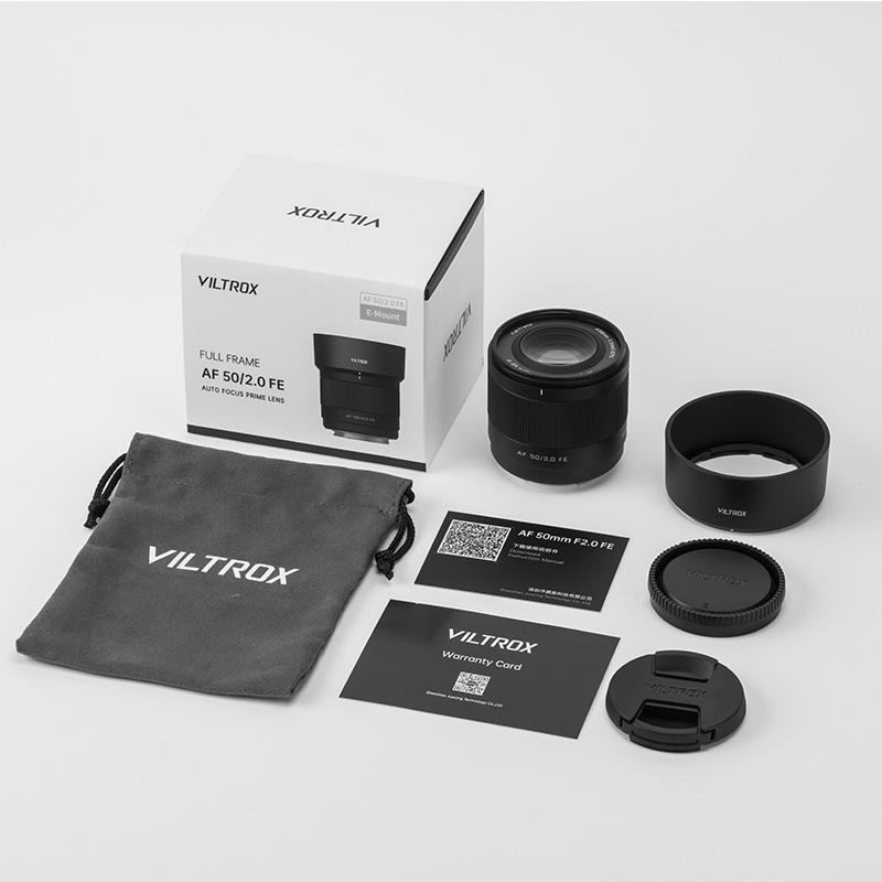 Viltrox AF 50mm F2.0 Air FE/Z Полнокадровый Объектив Автофокусный Фикс Объектив Камеры Для Nikon Z Sony FE Крепление Беззеркальные Крепления Камеры