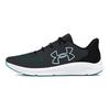 Under Armour Charged Pursuit 3 Big Logo - Антрацитово-бирюзовые мужские кроссовки Черно-белые 3026518-104