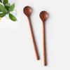 Nicot Wood Long Spoon, 2 Spoons, Korean Popular Tableware