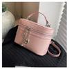 Women's PU Bucket Bags Simple and Versatile Crossbody Bags Solid Chains High Quality Sense of Luxury Shoulder Bags Fashion