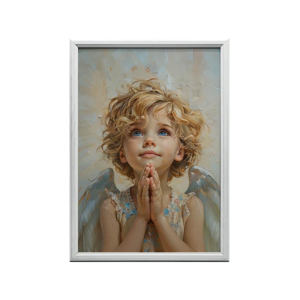 Poster Thoughts of an Angel Poster Thoughts of an Angel, 70X100 Cm, Unframed, Premium Canvas On Stretcher