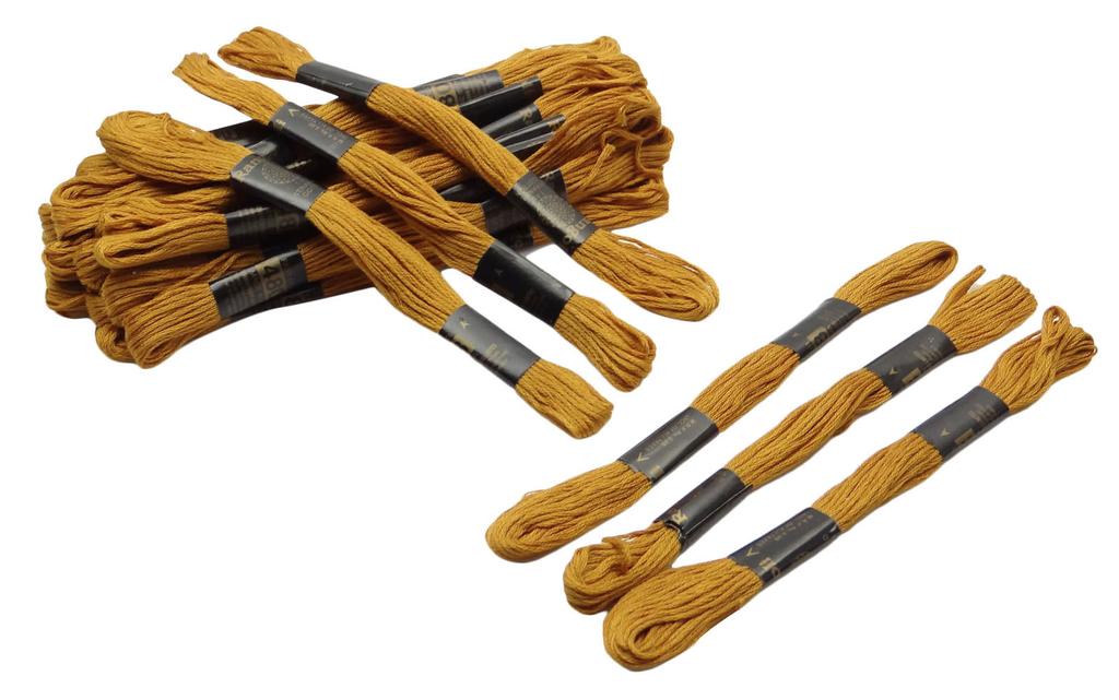 IBA Indianbeautifulart Набор из 25 предметов Якорь Вязание Тусклый Оливково-Зеленый Хлопчатобумажная пряжа Вышивка