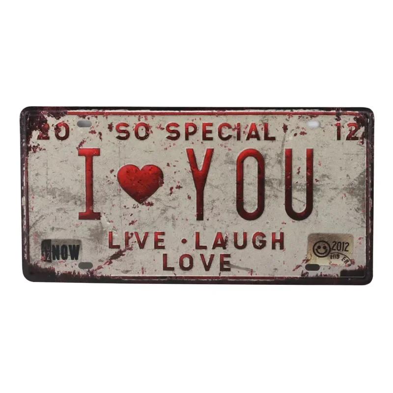 Я люблю водку, пиво, тарелку, металлическую пластину, номер автомобиля, жестяные вывески, бар, паб, кафе, домашний декор, металлическую вывеску, человек, пещеру, гараж, таблички для рисования C13