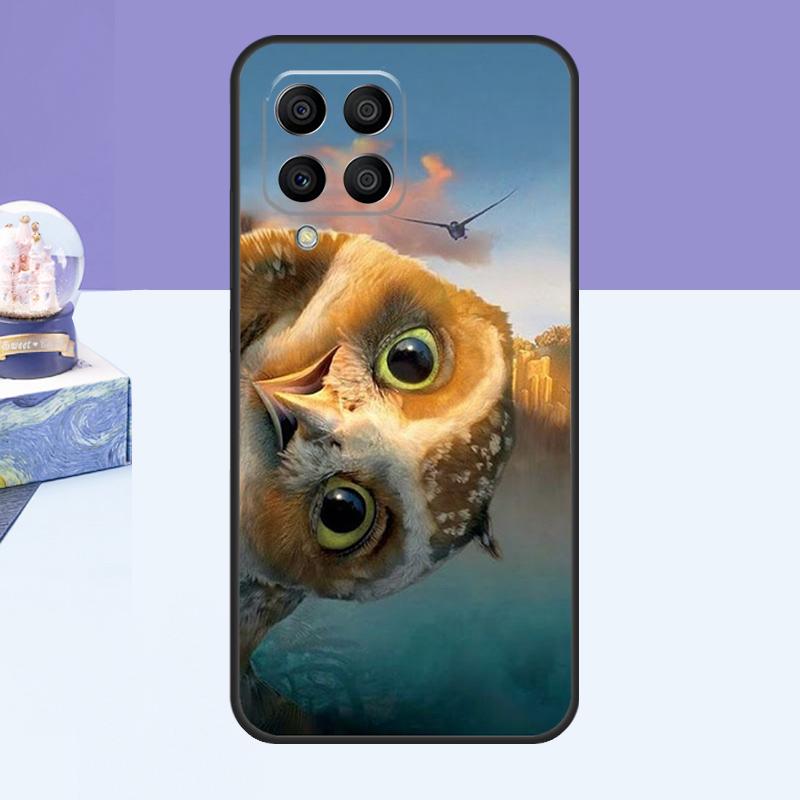 Чехол Животное Сова Для Samsung Galaxy M15 M55 M35 M33 M21 M31 M16 M36 M56 M53 M13 M12 M32 M52 M14 M34 M54