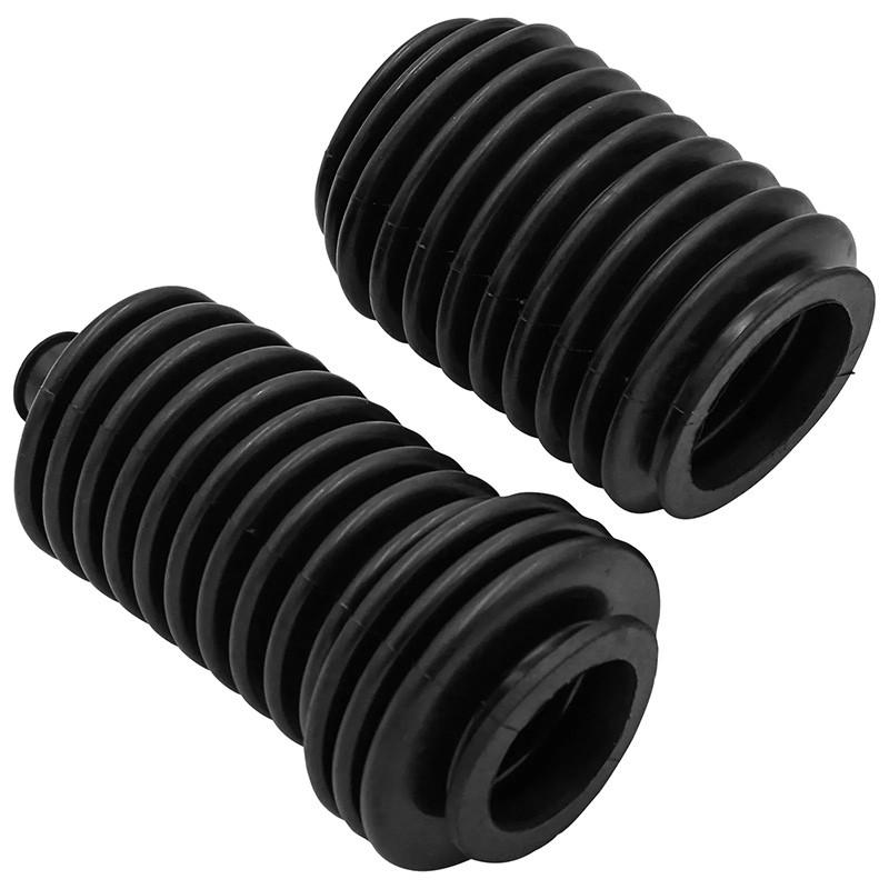 1 пара черных чехлов рулевой рейки мотоцикла, сменные аксессуары, подходят для Polaris Ranger/General/RZR 5412013 5412012