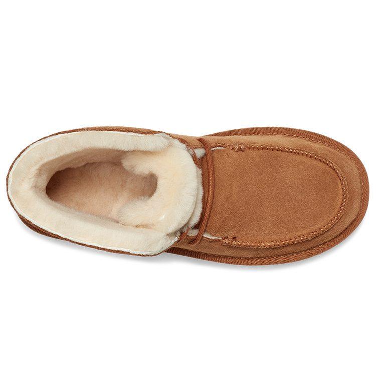UGG Женская куртка Diara на шнуровке с флисовой подкладкой, коричневая, 1113090-CHE
