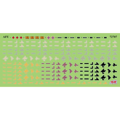 ICM 1/72 Scale Ukraine URAL-43203 Military Box Truck Plastic Model Kit 72709