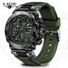 Новые мужские часы, лучший бренд, военные цифровые часы, светящиеся водонепроницаемые спортивные мужские кварцевые часы