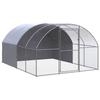 VidaXL Outdoor Chicken Coop 3 X 4 X 2 M Galvanized Steel, 41kg