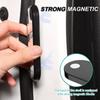 Car Door Lights LED Welcome Light Flash Lamp Magnetic Control USB Charging Auto Open Door Anti-collision Emergency Signal Lamp