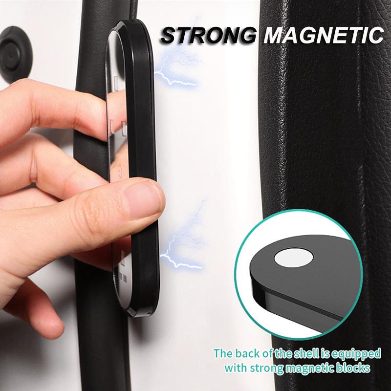 Car Door Lights LED Welcome Light Flash Lamp Magnetic Control USB Charging Auto Open Door Anti-collision Emergency Signal Lamp