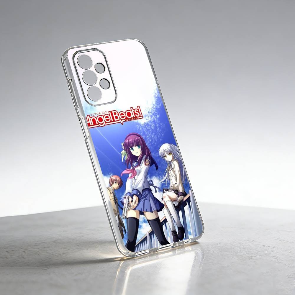 Чехол для телефона Angel Beats Прозрачный Силиконовый Мягкий Для Samsung S25,S24,S21,S22,S23,S30,Ultra,S20,Plus,Fe