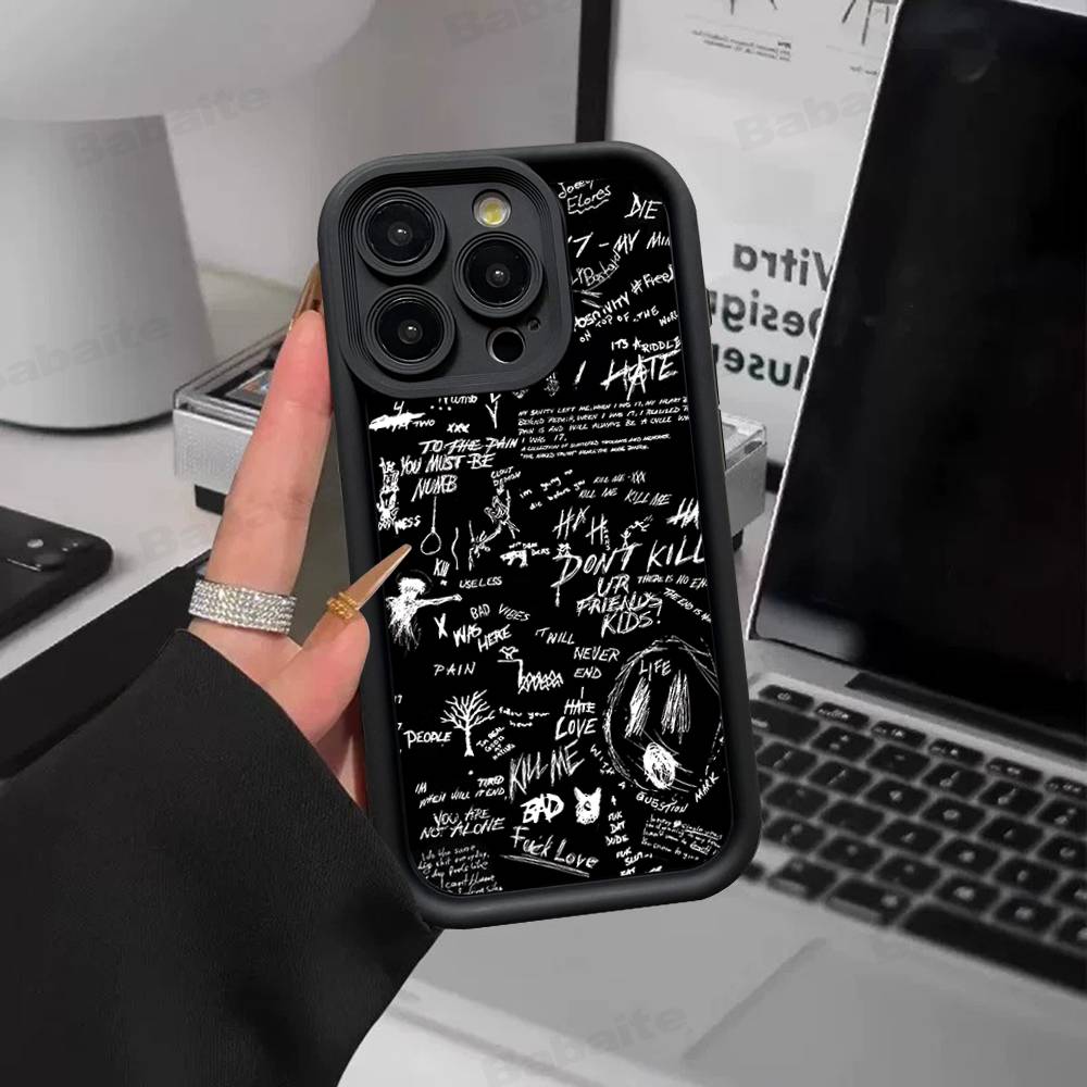 Rapper X-XXXTentacionS Phone Case For IPhone 17 16 E 15 14 13 12 11 Pro Max Plus Back Cover