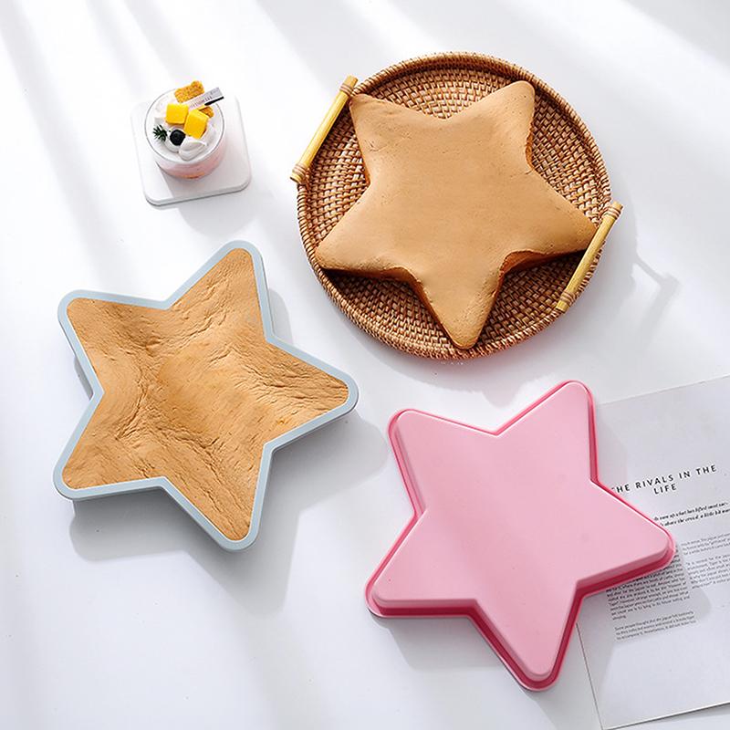 Star Shaped Cake Pan, Silicone Cake Molds, Silicone Baking Mold, Flexible Nonstick Baking Pans For Cakes, Cheese Cakes