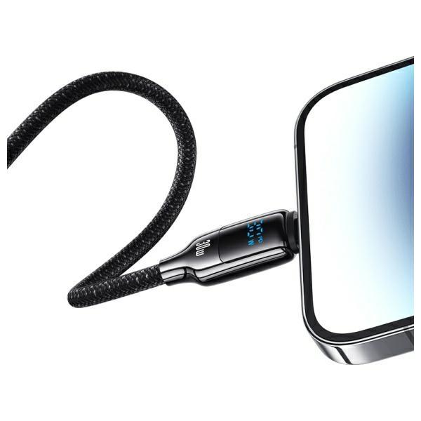 Usams Kabel Usb-C Na Lightning 30W 1.2M Digital Display Zinc Alloy Fast Charging Data Cable Hx Series Sj741Usb02 (Us-Sj741)