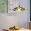Colour Glass Pendant Lights Creative Hanging Chandeliers Living Room Kitchen Island Lamp Bedroom Loft LED Ceiling Lighting Retro