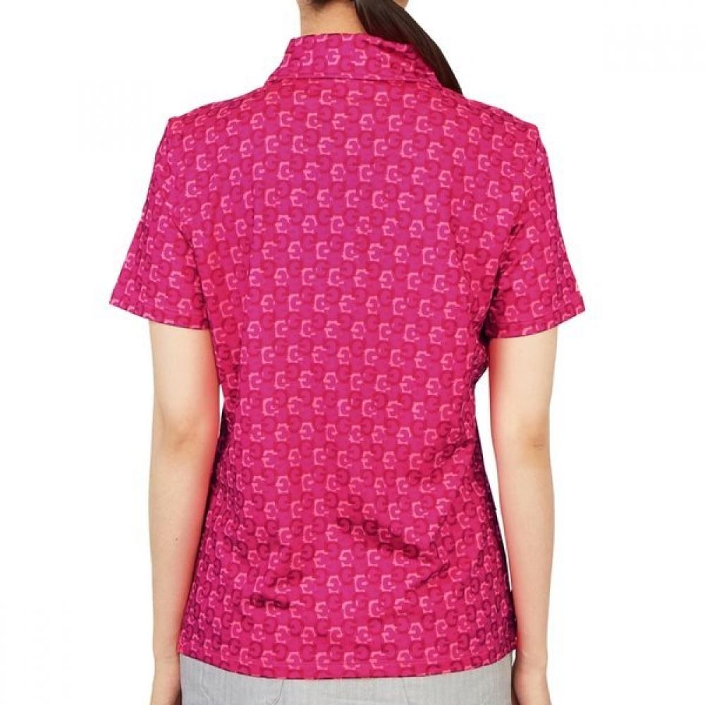 Zipore Golfwear Женская футболка с воротником и коротким рукавом g4lS23k563 Sor