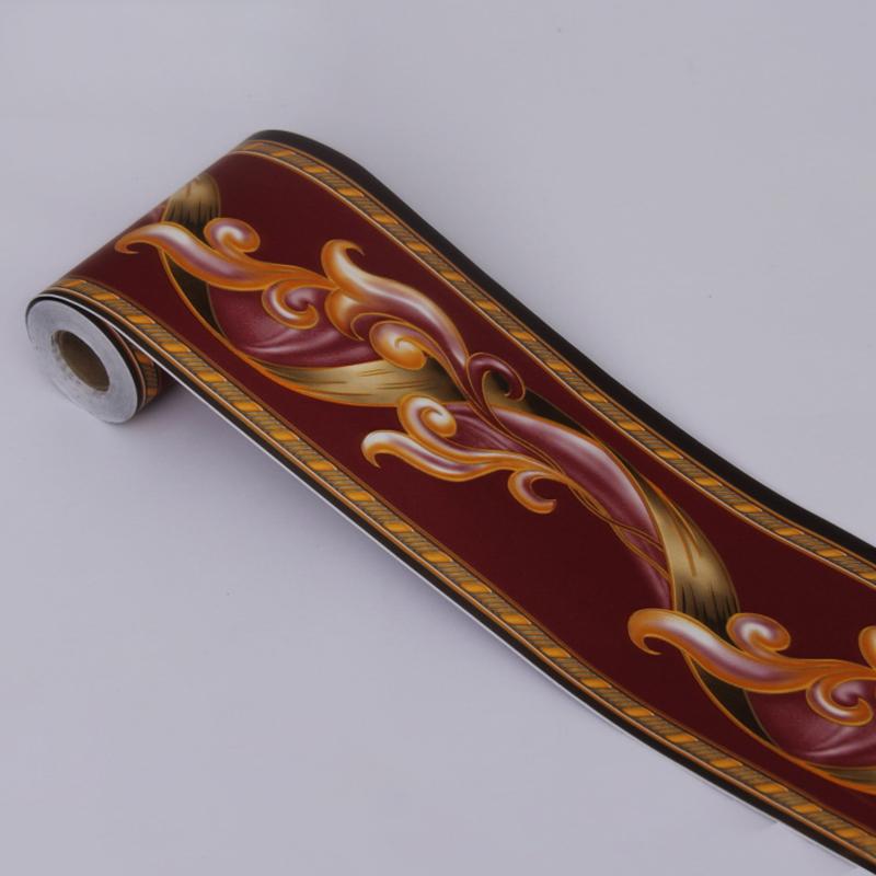 9 метров ПВХ водонепроницаемый линия талии пасторальный стиль самоклеящиеся настенные плинтусы линия обои декор гостиной бордюр настенная наклейка