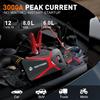 12V 3000A Car Motorcycle Battery Charging Unit Emergency Vehicle 21800mAh Power Battery Repair Jump Starter Quick Charge light