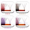 Befer Pink Red Colored Volume 3D W Eyelashes for Extension Fake Brown Purple Colorful C D 8-15 Lashes Cosplay Eyelash Extensions