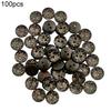 100Pcs/Bag 15mm Flower Pattern Craft Buttons 2 Holes Round Handicrafts Painted Buttons Garment Accessories