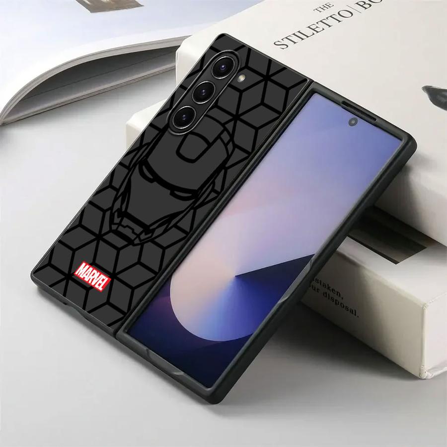 Задняя крышка чехол для телефона для Samsung Galaxy ZFold6 ZFold7 Z Fold 7 6 5 4 3 ZFold3 ZFold5 ZFold4 Логотип супергероев Marvel Мстители