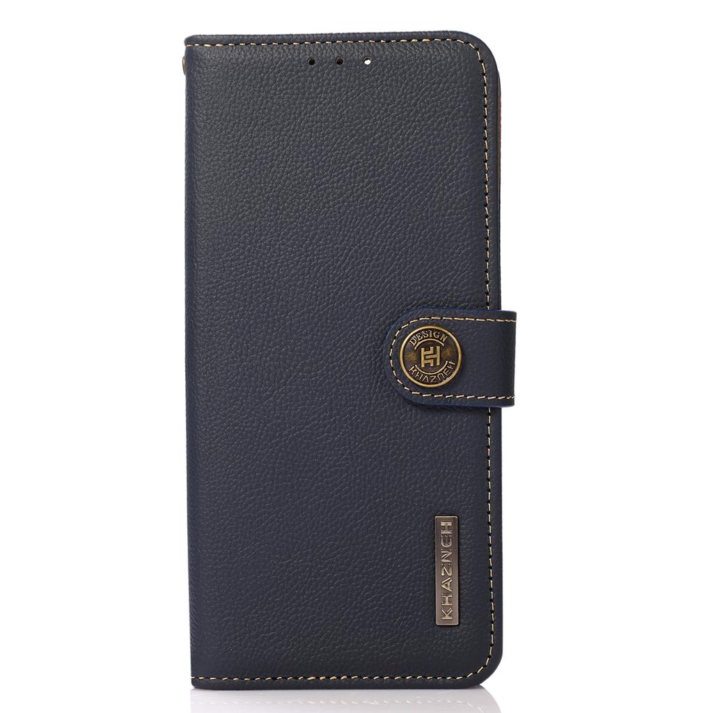KHAZNEH For OnePlus 13 Case Genuine Cow Leather Wallet Phone Cover