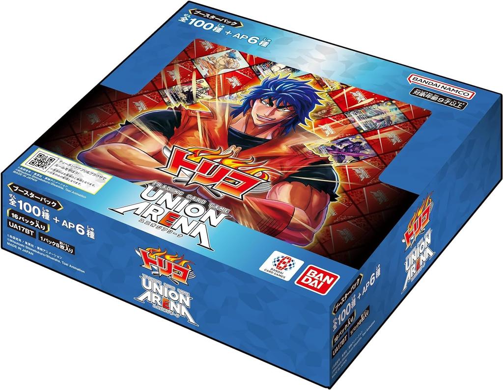 Bandai UNIONARENA Booster Pack Toriko UA17BT16 упаковка BOX
