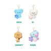 BTS BT21 Official Minini Doll Reel Key Holder Authentic