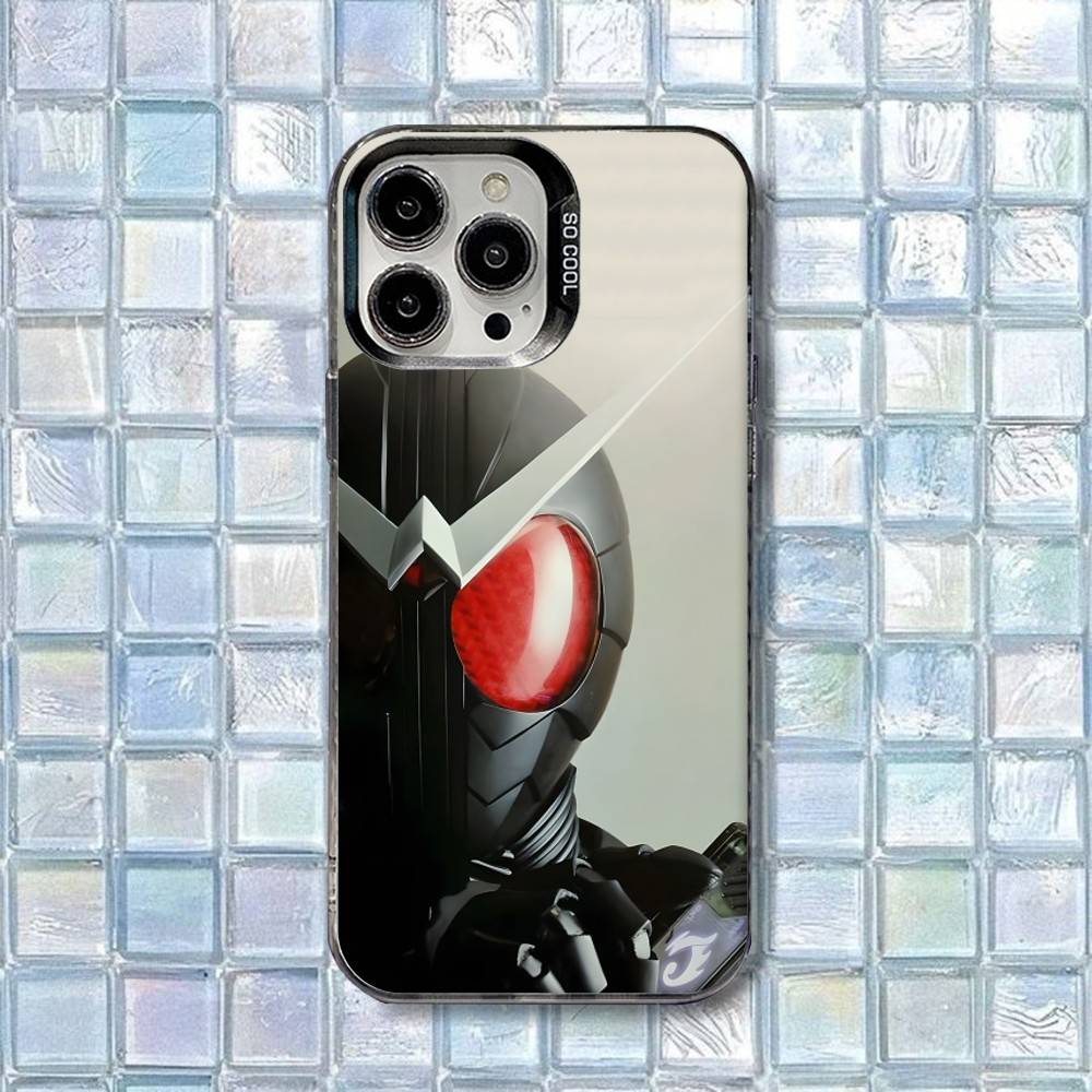 К-КаменС Р-Райдер Крутой Чехол Для Телефона Для iPhone 16,15,14,13,12,11,8,7,Pro,Max,Plus,Mini,XS,SE Ударопрочный Матовый Чехол
