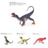 Detailed Jurassic Dinosaur Figurines Set Pvc T-rex Raptor Forest Playset For Children