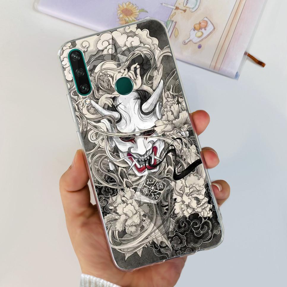 New Case For Huawei Y6p MED-LX9 Luxury Flower Love TPU Soft Silicone Back Cover For Huawei Y6p Y6P 2020 Bumper Phone Case Funda