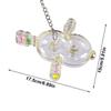 Parrot Spinner Toy Rotating Rattle Transparent Parrot Toy Parakeet Toy Wheel Bird Toys With Multiple Feeding Holes For African