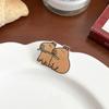 Light Weight Capybara Badge Cute Cartoon Cartoon Brooch High Quality Cute Pins