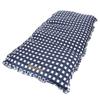 Nano Fine Bed Cool Pet Bed для домашних животных, устойчивый к запахам, OCTAVE Gingham Check Frill для собак, кошек, расходных материалов, подушек, футонов, антибактериальных, (ОДНА кровать, темно-синий)