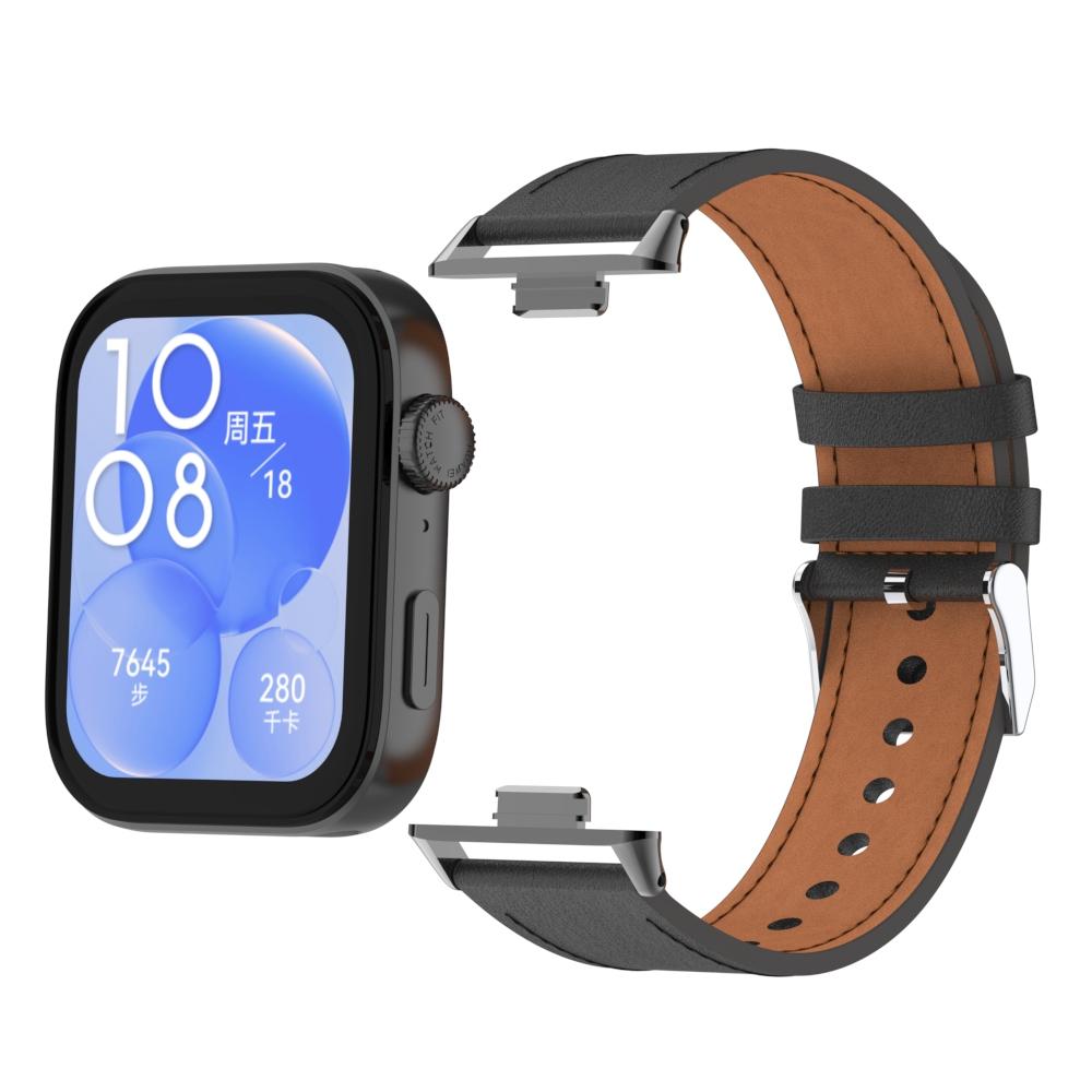 Ремешок для Huawei Watch Fit 3 Smartwatch, сменный браслет, ретро-браслет из натуральной кожи
